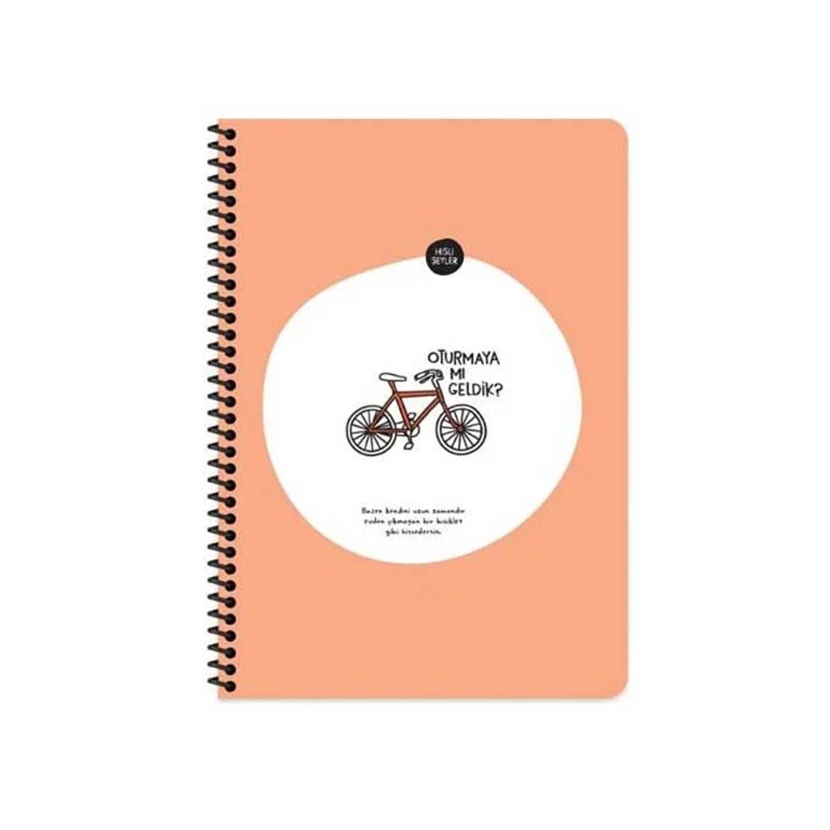 Hisli Şeyler A4 80Yp.Çiz.Spr.Stickerli Defter - Ot
