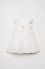 U.S. Polo Elbise USB3033 Beyaz