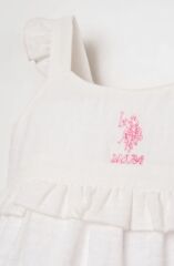 U.S. Polo Elbise USB3033 Beyaz