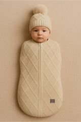 Bistyle Baby İn Swadding Triko Kundak 75108 Bej