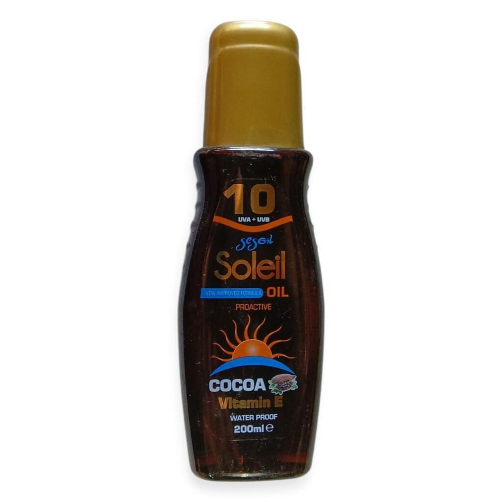 SOL-10 - SOLEİL 10 UVA+UVB KORUYUCU KAKAO YAĞI 12