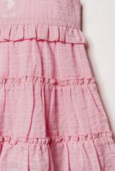 U.S. Polo Elbise USB3033 Pembe