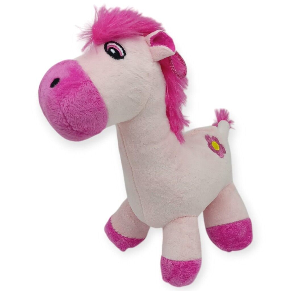 Peluş Sevimli Hayvanlar 25 cm - Pembe At