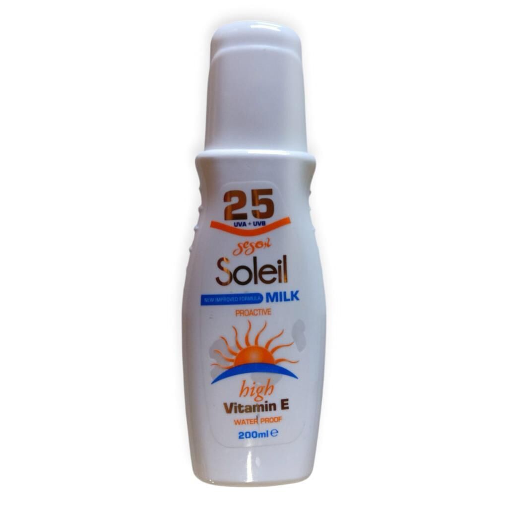 SOL-25 - SOLEİL 25 UVA+UVB KORUYUCU GÜNEŞ KREMİ 12