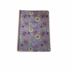 Keskin A4 80 Yp.Çiz. Karton Kp.Spr.Çiçek Defter
