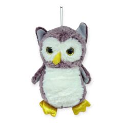 Sevimli Peluş Baykuş 25 cm - Mor