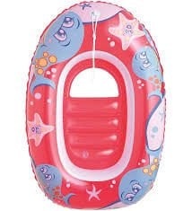 Bestway Çocuk Botu - Balina Desenli  102x69 cm - 34037 Pembe