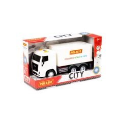 Polesie İş Makinaları Serisi - Sesli Işıklı - Kapalı Kasa Kamyonet