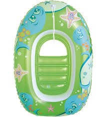 Bestway Çocuk Botu - Balina Desenli  102x69 cm - 34037 Yeşil