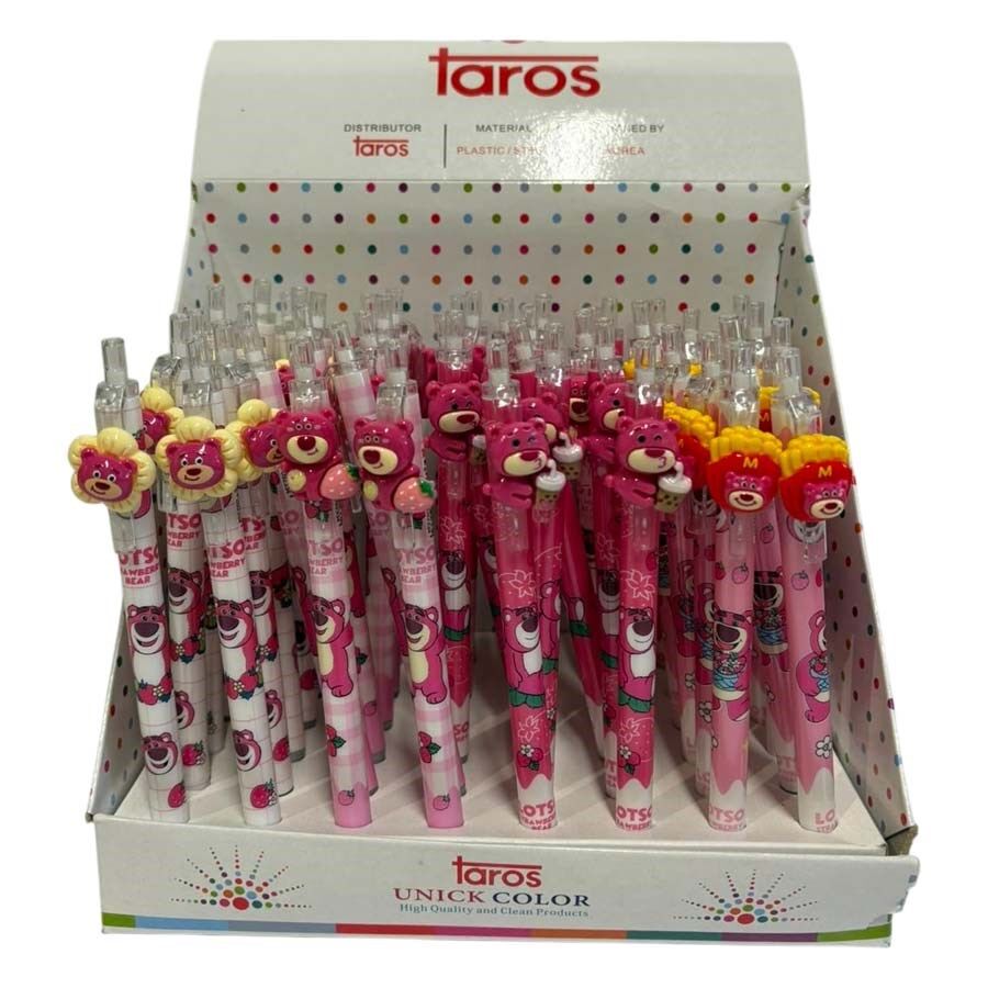 Taros Unick Color Pink Bear Versatil Kalem