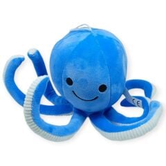 Peluş Sevimli Ahtapot 30 cm - Mavi