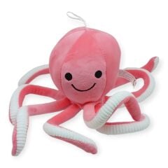 Peluş Sevimli Ahtapot 30 cm - Pembe