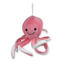 Peluş Sevimli Ahtapot 30 cm - Pembe