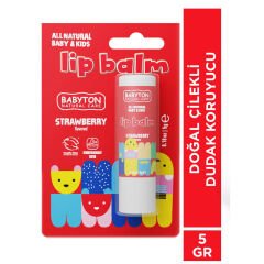 Babyton Bebek ve Çocuklar İçin Doğal Dudak Koruyucu Balm Çilek