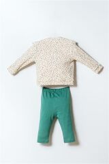 U.S. Polo 3lü Takım USB2981 Ekru Yeşil