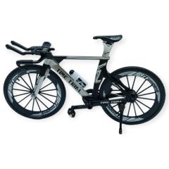 Model Araçlar -1/10 Metal Yarış Bisikleti 18 cm - Gri