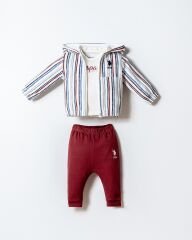 U.S. Polo 3lü Takım USB2878 Beyaz