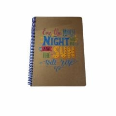 Keskin A4 100 Yp.Çizgili Spr. S.Kapak Doodles Deft