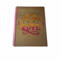 Keskin A4 100 Yp.Çizgili Spr. S.Kapak Doodles Deft