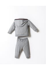 U.S. Polo 3lü Takım USB2875 Gri Melanj