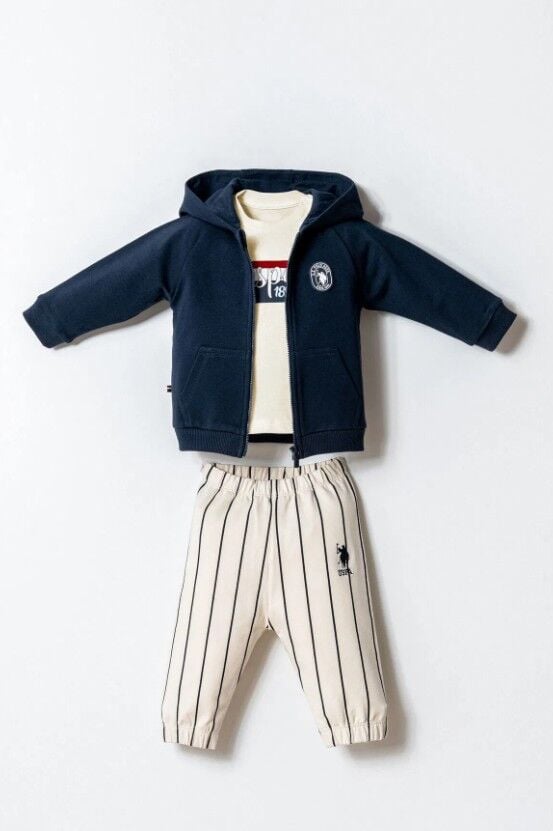 U.S. Polo 3lü Takım USB2872 Lacivert