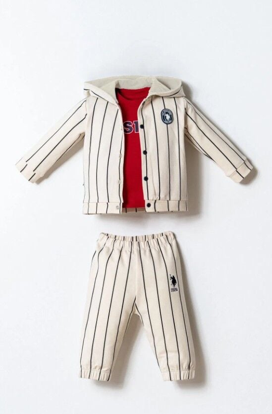 U.S. Polo 3lü Takım USB2871 Kırmızı