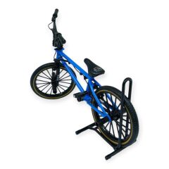 Model Araçlar -1:8 Metal BMX Bisiklet - Die -Cast 17 cm - Mavi