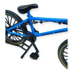 Model Araçlar -1:8 Metal BMX Bisiklet - Die -Cast 17 cm - Mavi