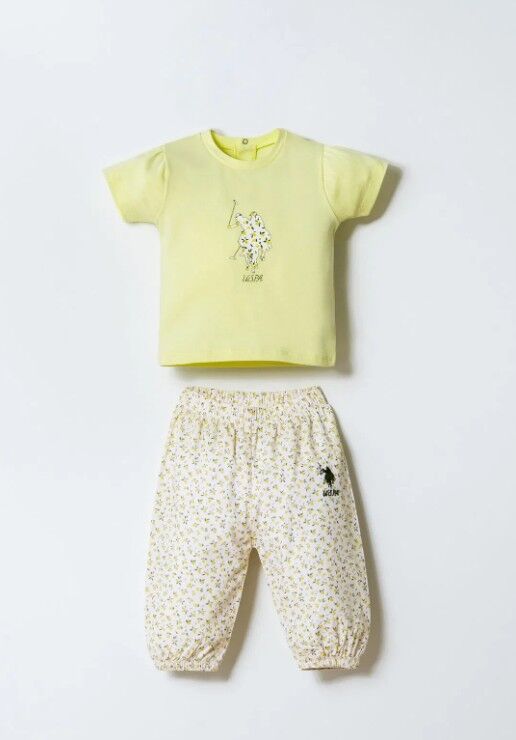 U.S. Polo 2li Takım USB3023 Sarı