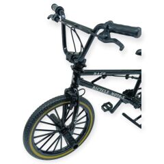 Model Araçlar -1:8 Metal BMX Bisiklet - Die -Cast 17 cm - Siyah