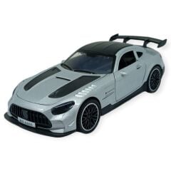 3231D-3241D -1:32 Metal Çek Bırak Araba Mercedes AMG - Gri