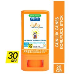 Babyton Bebek ve Çocuklar İçin Günlük Güneş Koruyucu Stick 20 Gr