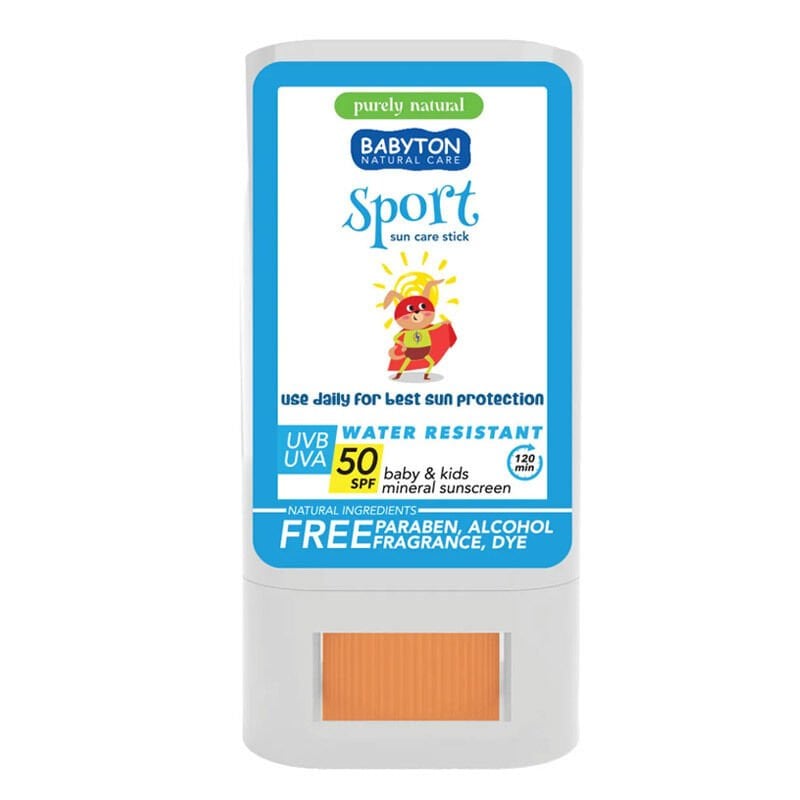 Babyton Bebek ve Çocuklar İçin Suya Dayanıklı Güneş Koruyucu Stick 20 Gr 50 SPF