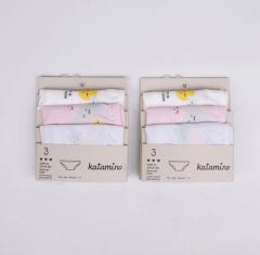 Katamino Beryu Kız 3lü Slip K128627 Asorti