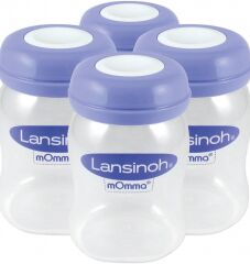 Lansinoh Anne Sütü Saklama Şişeleri 4lü