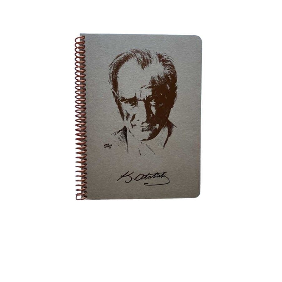 Keskin 16,5*22,5 80Yp Çizgili Funky Defter-Atatürk