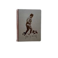 Keskin 16,5*22,5 80Yp Çizgili Funky Defter-Atatürk