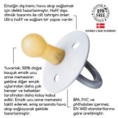 Bibs Colour Kauçuk Emzik 6-18 Ay Vanilla Glow