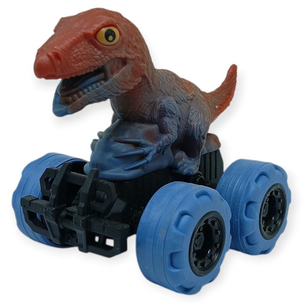 Sürtmeli Dinazor Arabalar 12 cm - H-20 - T-Rex -Kahverengi