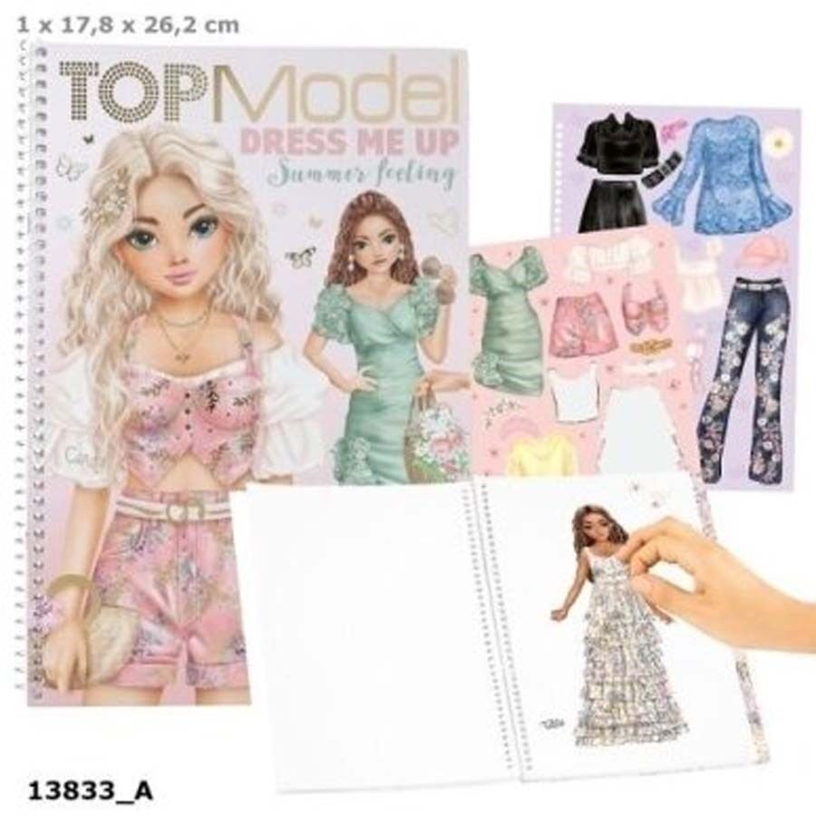Topmodel Büyük Boy Çıkartma Yaz Hissi