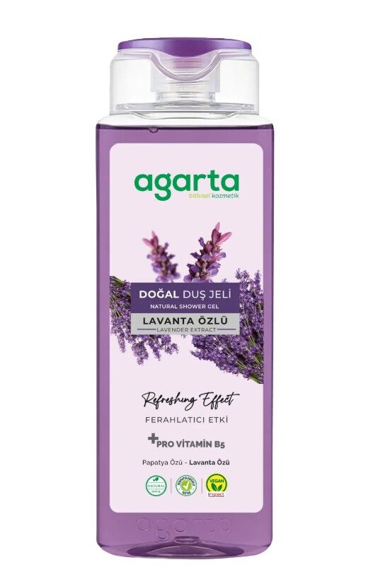 Agarta Doğal Duş Jeli 400 ml Lavanta