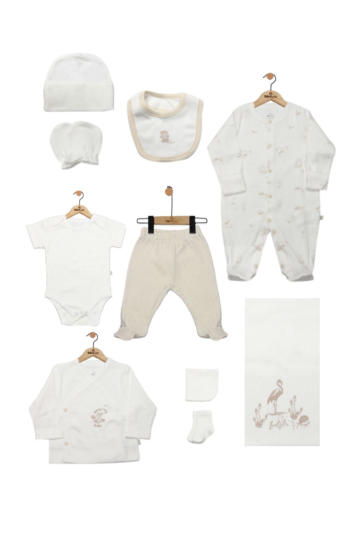 Bistyle 10lu Hastane Çıkışı My Favorite Zoo 11134 Ekru