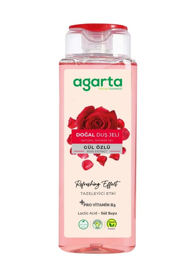 Agarta Doğal Duş Jeli 400 ml Gül