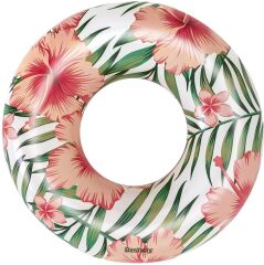 Simit Palmiye Desenli Pembe 119 cm