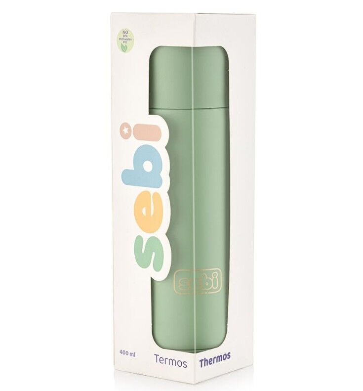 Sebi Bebe Prime Çelik Termos 400 ml Yeşil