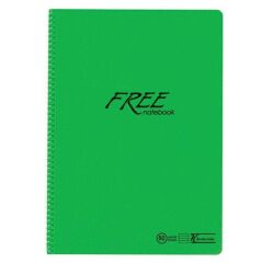 Keskin A4 100 Yp.Düz PP Kapak Free Defter