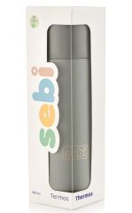 Sebi Bebe Prime Çelik Termos 400 ml Gri