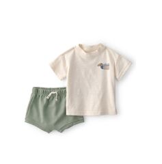 Carters Erkek Bebek Alt Üst Set 1U588510 Bej