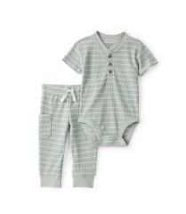 Carters Erkek Bebek Body Pantolon Set 1U270410 Yeşil
