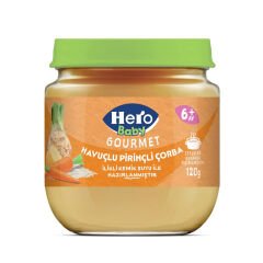 Hero Baby Gourmet Havuçlu Pirinçli Kavanoz Mama 120 Gr